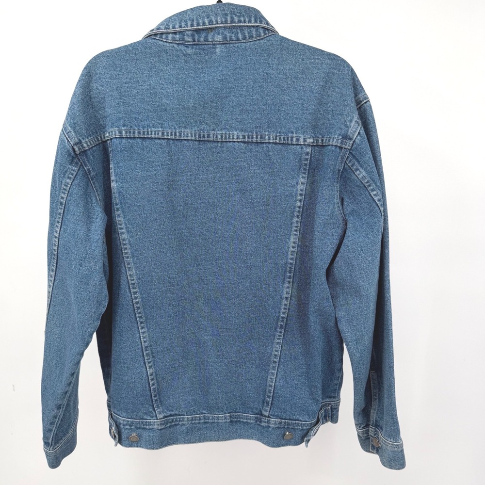 Vintage Marbolo Star Denim Trucker Jacket Mens Small Blue Medium Wash Cotton - Picture 2 of 7